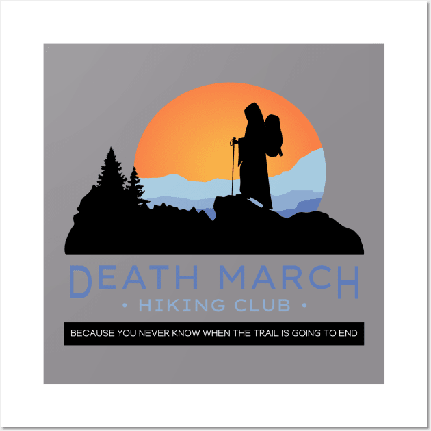 Death March Hiking Club Wall Art by Healwell